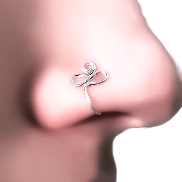 Dragonfly nose cuff clip on fake/faux nose ring - Picture 5 of 7